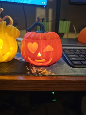 3 Carved Pumpkins By Idmyron Makerworld Download Free 3d Models