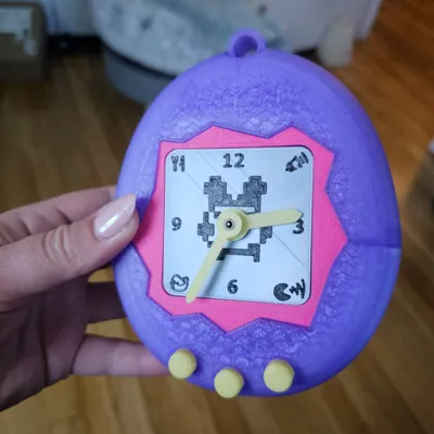 Tamagotchi Clock by Sysel94 - MakerWorld