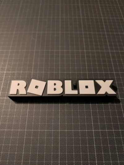 3D Roblox Logo – Customize Your Gaming Space - Free 3D Print Model ...