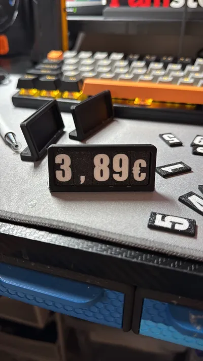 Minimal Price Tag design - Free 3D Print Model - MakerWorld