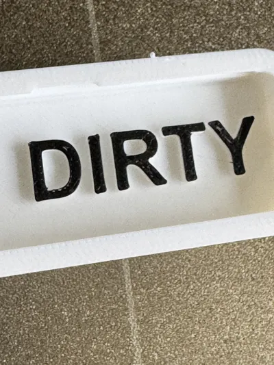 Dishwasher Clean/Dirty Slider Indicator by Protyle Designs MakerWorld ...