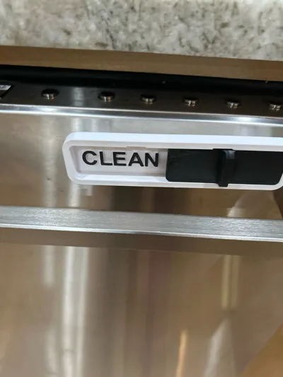 Dishwasher Clean/Dirty Slider Indicator - Free 3D Print Model - MakerWorld