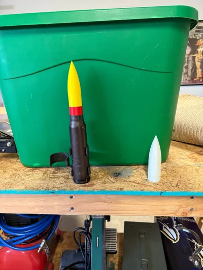 A-10 Warthog 30mm High Explosive Incendiary Round by Rexi Labs ...