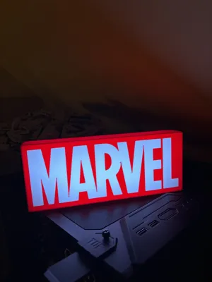 Marvel Led Box Marvel LED Lightbox by Chester3D - MakerWorld