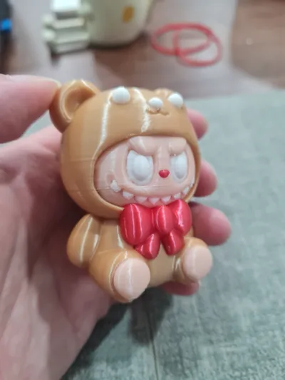 Labubu Teddy bear by kangkang MakerWorld: Download Free 3D Models