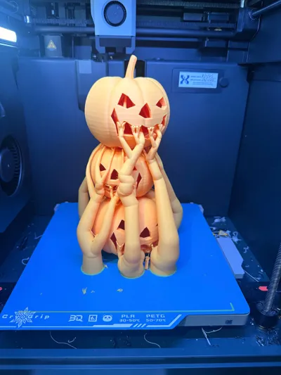 Halloween Pumpkin - Free 3D Print Model - MakerWorld