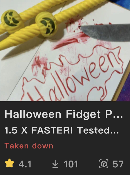 Halloween Fidget Pen Pumpkin edition by NUKDDD - MakerWorld