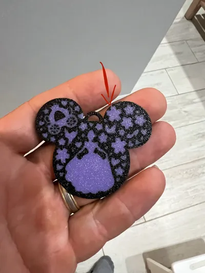 Cinderella Keychain or Backpack Clip by Picture_it - MakerWorld