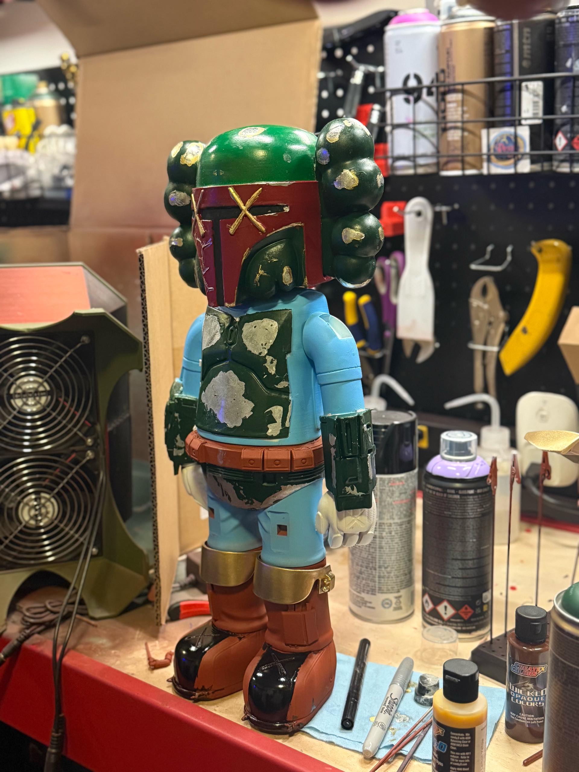 3Dプリント カウズ ボバ・フェット スターウォーズ - 無料3Dモデル