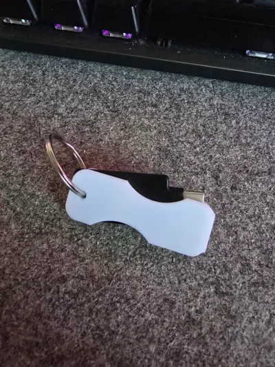 YubiKey 5C NFC key ring Remix Remixed by Weltraumpenner - MakerWorld