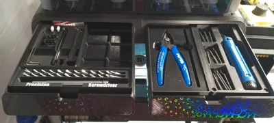 AMS Riser V2 Drawer Base + Gridfinity (Remix) Remixed by SASS3DP ...