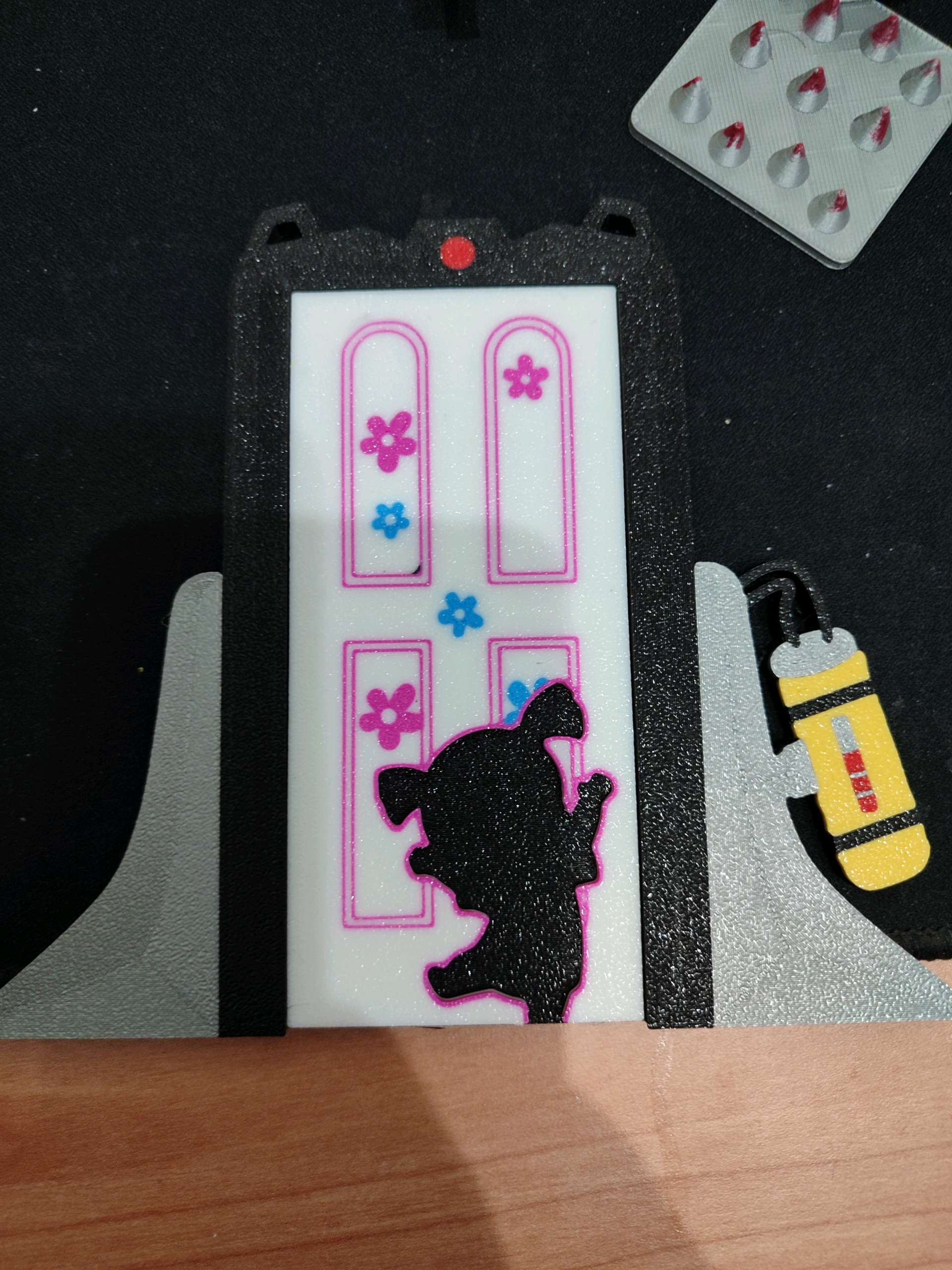 Boo Monsters INC keychain holder (1 AMS only) - Free 3D Print Model -  MakerWorld, image size:1920x2560