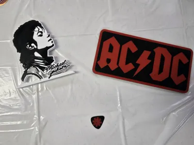AC DC Sign - Classic Rock Band by CADventures3D MakerWorld: Download ...