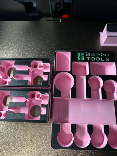 Bambu Tools Holder + Gridfinity (for AMS Riser V2) Remixed by SASS3DP ...