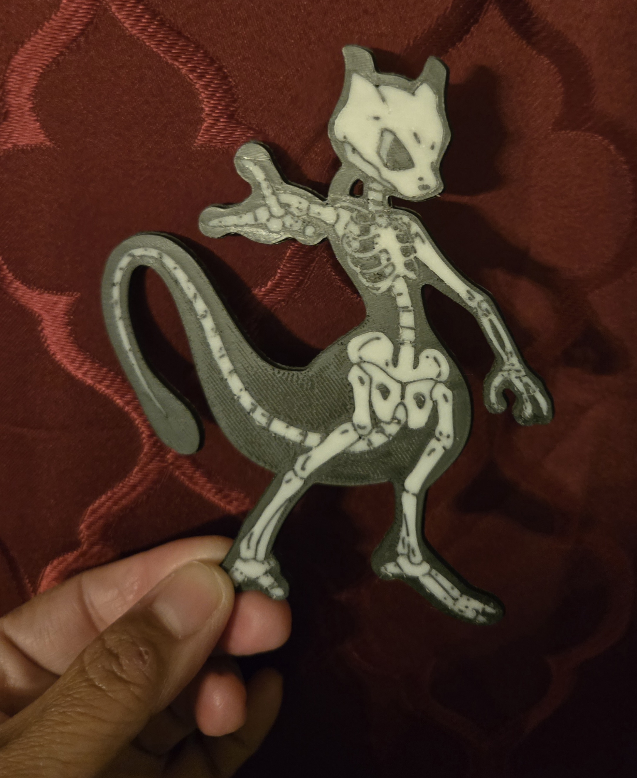 Halloween Skeleton Mewtwo - Free 3D Print Model - MakerWorld