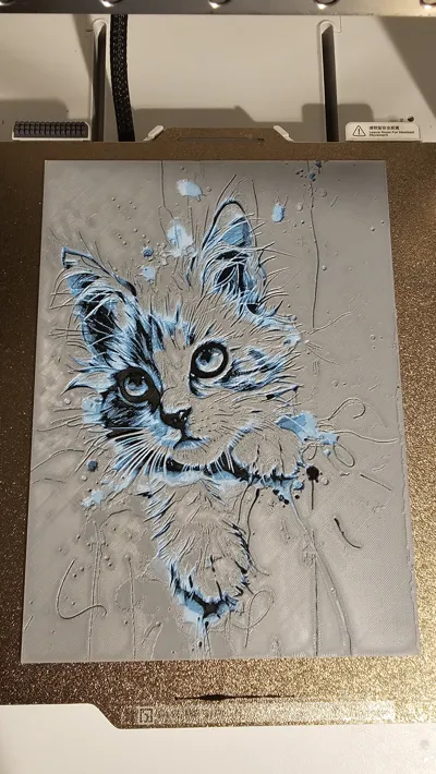 Cat Hueforge - Free 3D Print Model - MakerWorld