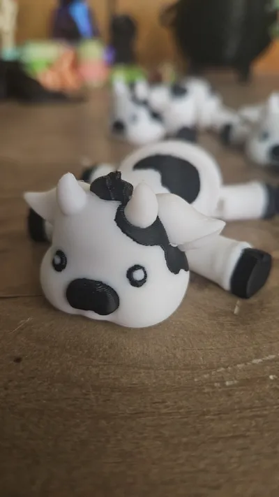 Cute Cow Flexi by Haledesigns3d MakerWorld: Download Free 3D Models