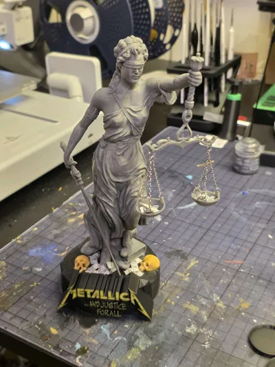 Justice Firecloud Model Lady Justice - ...And Justice for all - Free 3D Print Model - MakerWorld