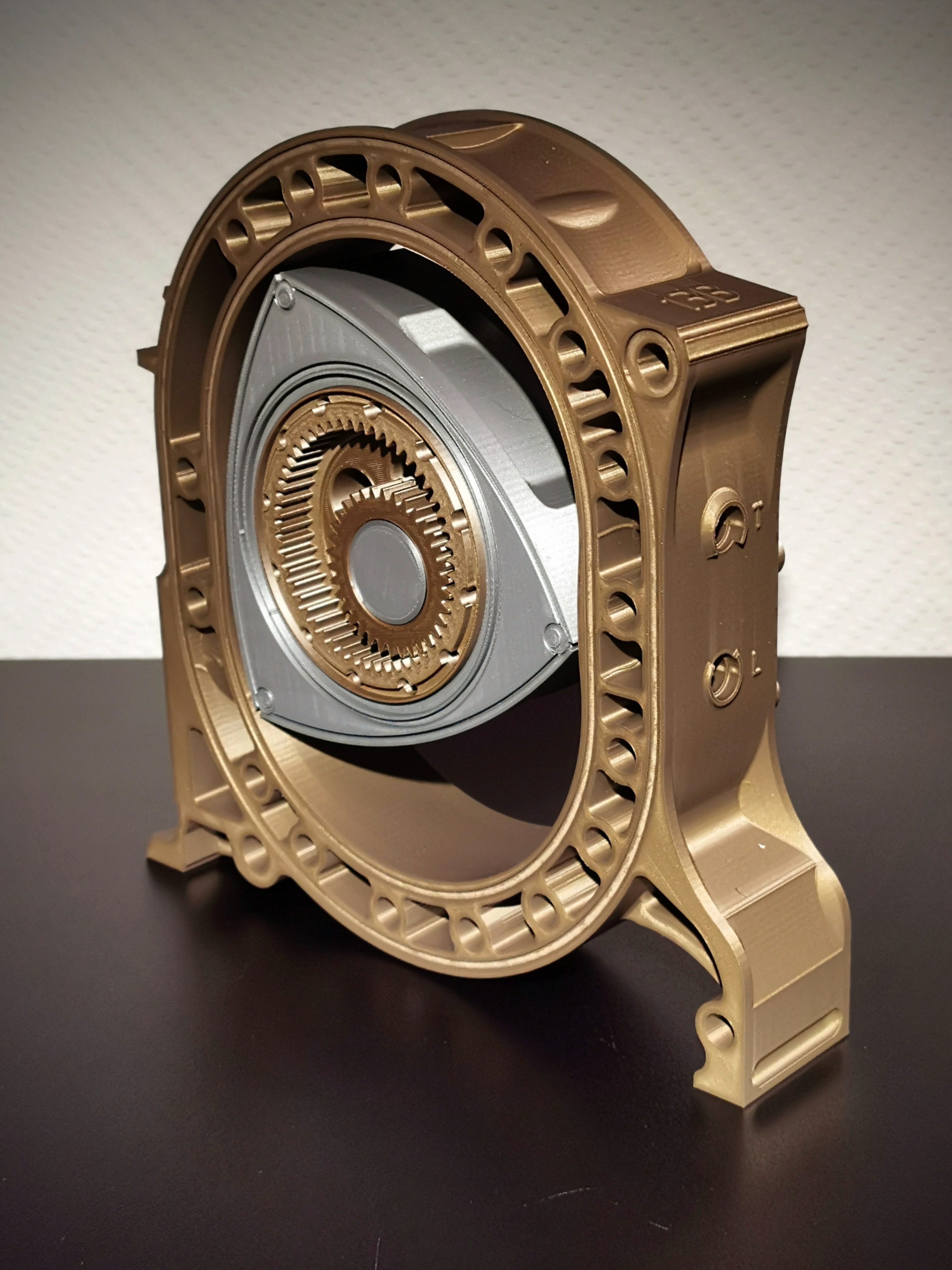 Wankel engine - Manual drive - Free 3D Print Model - MakerWorld