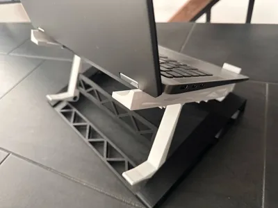 Adjustable Laptop Riser for Gaming/Creator Laptops - Free 3D Print ...