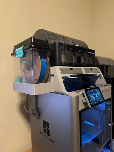 Polydryer Riser PolyDryer AMS Riser V2 Side Mount by DrBobierno MakerWorld: Download ...