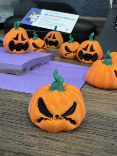 Halloween 2 Pumpkin Concepts V6 - Free 3D Print Model - MakerWorld