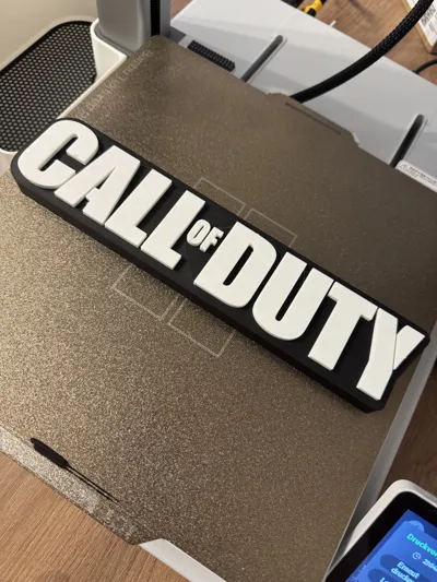 Call of Duty Desk Sign – Iconic CoD Logo by DB Components MakerWorld ...