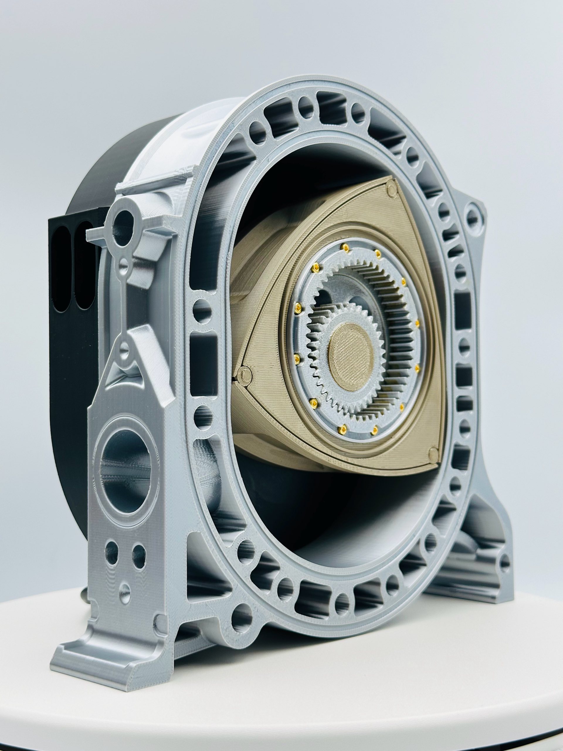 Wankel engine - motorized - Free 3D Print Model - MakerWorld
