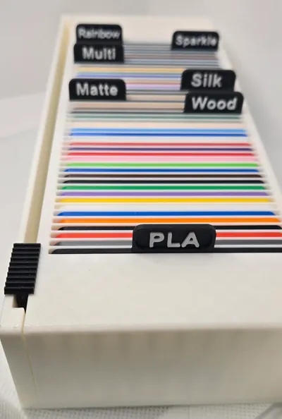 Material Sampling Card Filament Sample Card by 喵喵mya MakerWorld: Download Free 3D Models