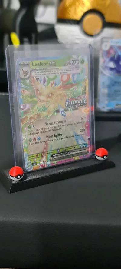 Pokemon Card Display, Top Loader Showcase Stand by Uncle Flappy ...