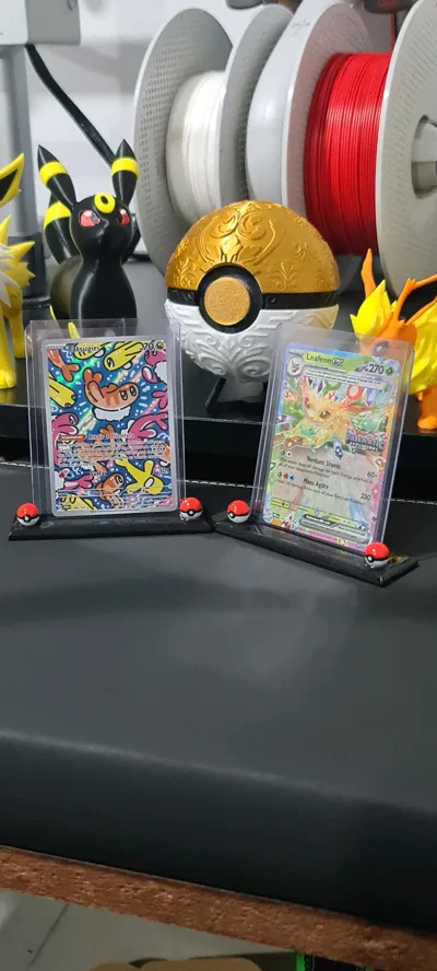 Pokemon Card Display, Top Loader Showcase Stand by Uncle Flappy ...