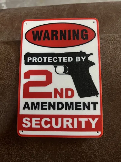 Protected by 2nd amendment by madizmo - MakerWorld