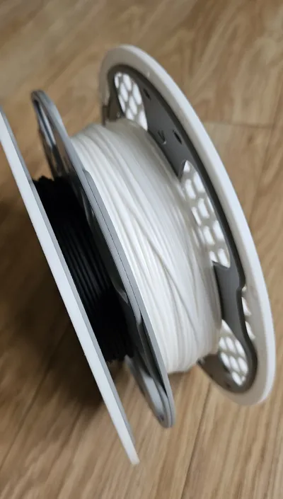 Re-engineered ⅔ Modular Filament Spool Subdivider - Free 3D Print Model ...