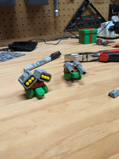 Jetpack Sea Turtle - Model Kit - Free 3D Print Model - MakerWorld