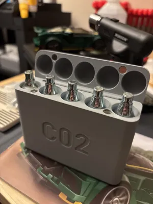 CO2 Cartridges Holder by C0rbac MakerWorld: Download Free 3D Models