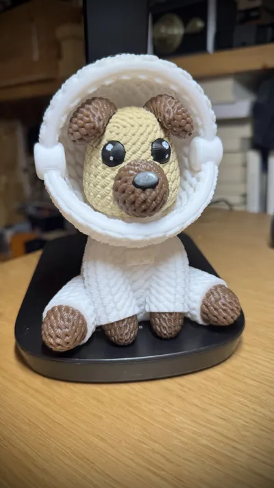 Crochet Laika – The First Dog in Space by NaraaPrints - MakerWorld