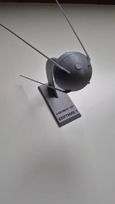 Sputnik Model Making Sputnik 1 Desktop Model - Free 3D Print Model - MakerWorld