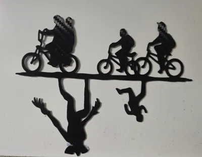 Design spécial Stranger Things – Figurine décorative du monde de haut en bas, ornement à collectionner