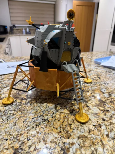 Apollo spacecraft: Lunar Module by Ellipse MakerWorld: Download Free 3D ...