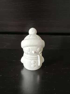 Cute little snowman - Free 3D Print Model - MakerWorld