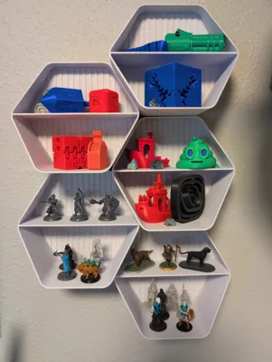 Wall Shelf for Miniatures by Recko MakerWorld: Download Free 3D Models