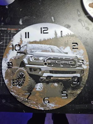 Ford Ranger Clock Wall/Desk Clock Ford Ranger by cP3D MakerWorld: Download Free 3D Models