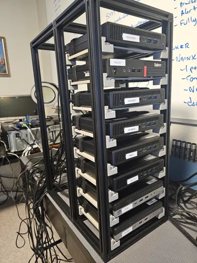 Mini PC Sever Rack by MatthewAlton MakerWorld: Download Free 3D Models