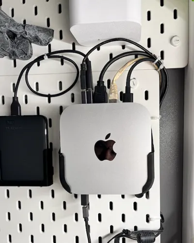 Support Mac Mini M4 2024 Sécurisé Avec Verrouillage - Montage VESA Aluminium