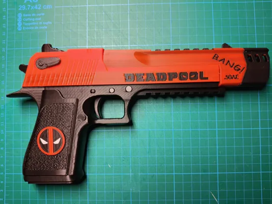 DEADPOOL Desert Eagle Gun - Free 3D Print Model - MakerWorld