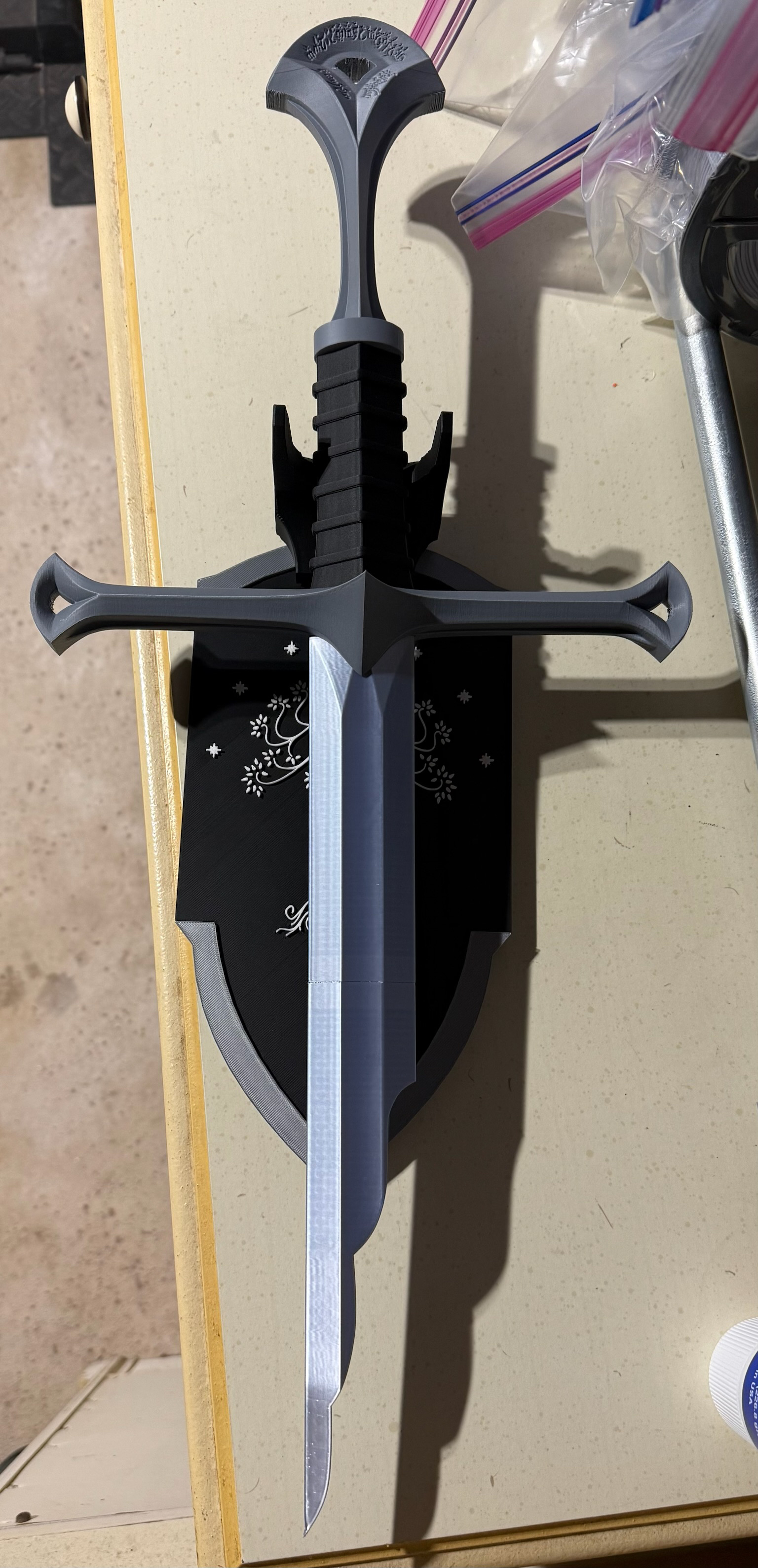 곤도르의 방패 - 반지의 제왕 - 1 x 2피트 - 무료 3D 프린트 모델 - MakerWorld, image size:1536x3176