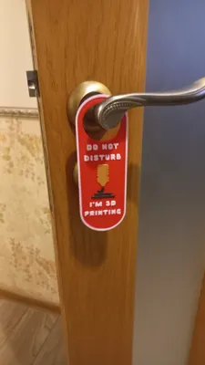 Do Not Disturb Plate - I Am 3D Printing by BODY3D - MakerWorld