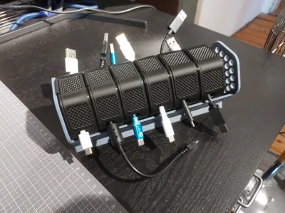 Storage Box for Portable Cable Organizer V2 - Free 3D Print Model ...