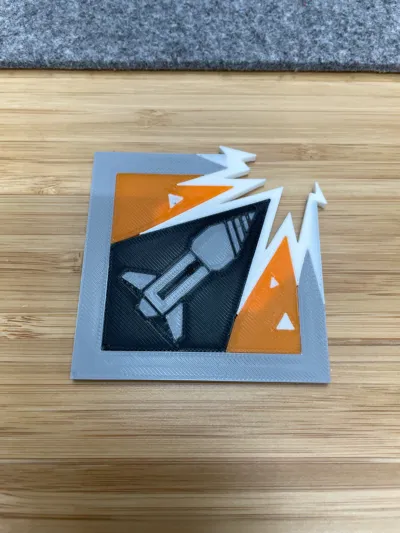 Ash - R6 Logo - Free 3D Print Model - MakerWorld