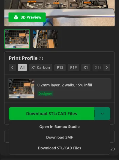 Gridfinity Bins for Bambu Lab Parts - 3U Height - Free 3D Print Model ...